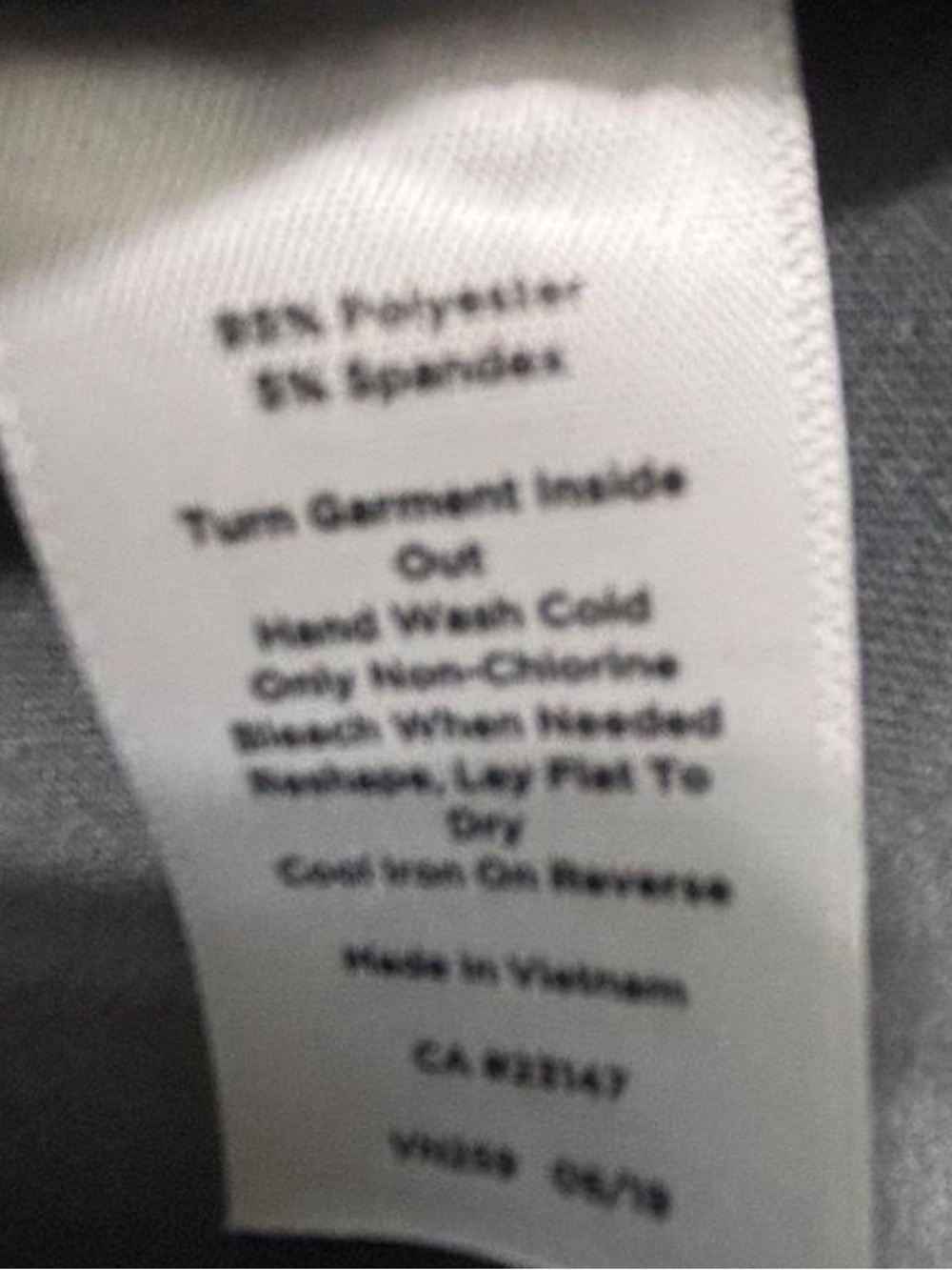 Talbots Gray Draped V-Neck Long Sleeve Blouse - Picture 5 of 6